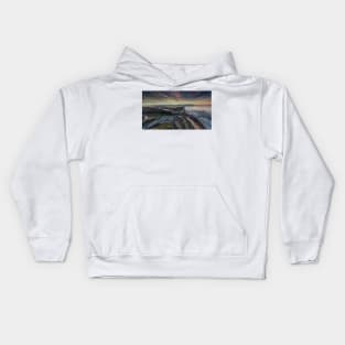 Saltburn by the Sea Sunset Kids Hoodie